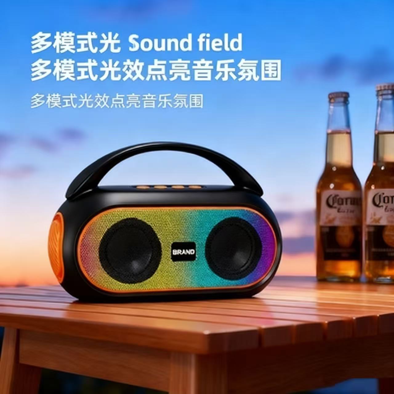 Bluetooth speaker 2026 new JK-P90 outdoor portable plug card small speaker home mini speaker
