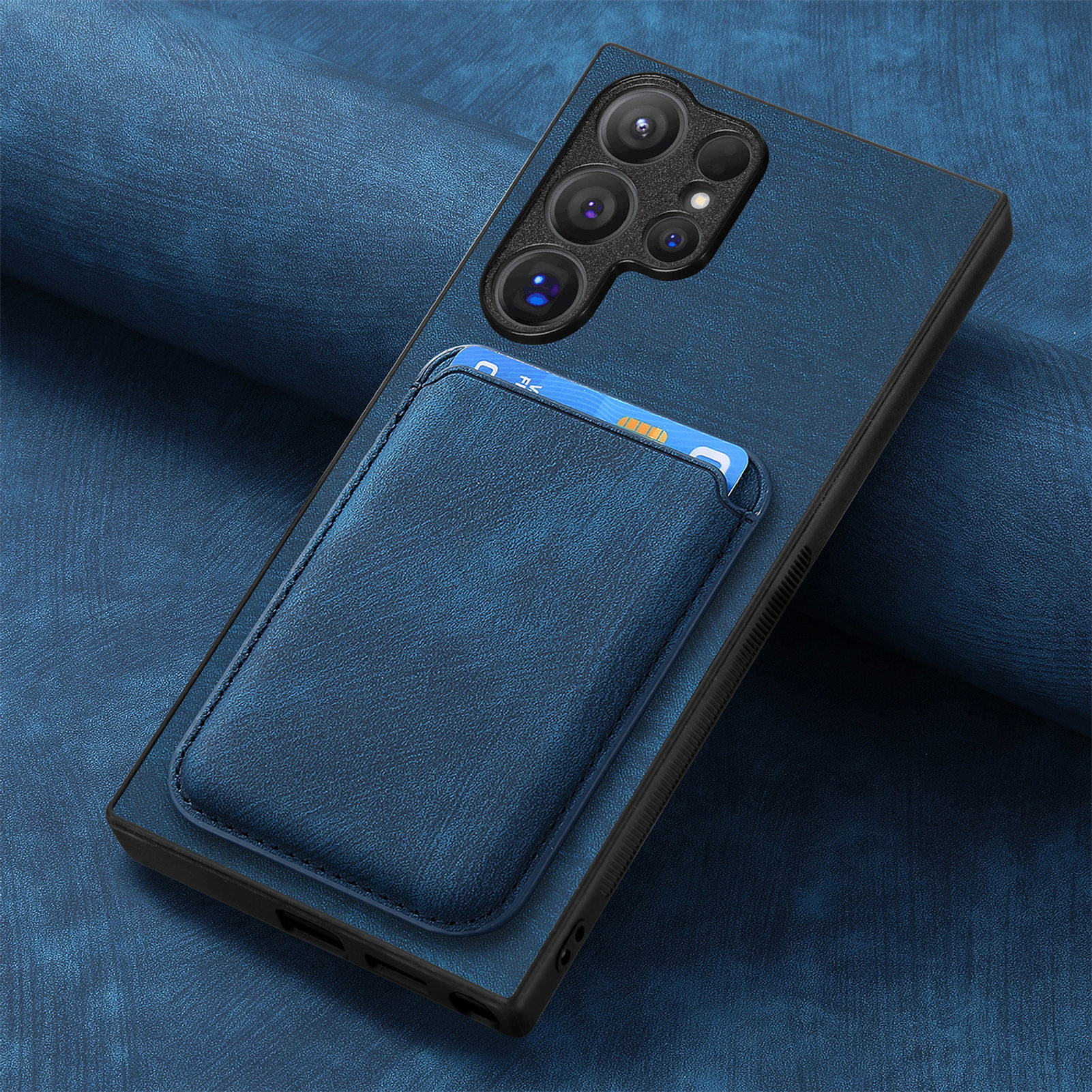 For Samsung S26 Ultra phone case anti-drop leather phone case protective case full coverage S24 leather case
