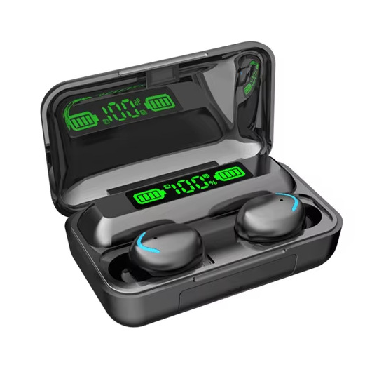 F9 Dual Ear Bluetooth Earbuds TWS Touch with Battery Display In-Ear Mini High Quality Sports Noise Cancellation M10