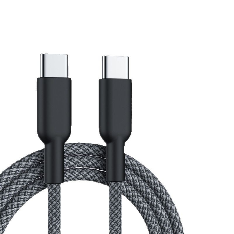Dual Type-C Phone Data Cable PD60W Fast Charging Cable for Apple iPhone Huawei Samsung Xiaomi