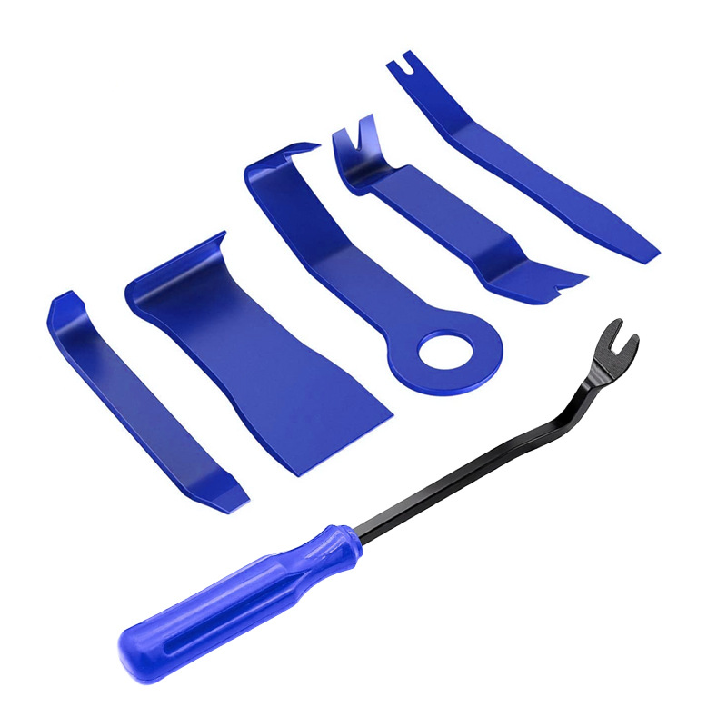 Car Disassembly Tool 8-Piece Set Interior Trim Panel Audio Navigation 6-Inch Screwdriver Lamp Pliers Pry Bar Tool