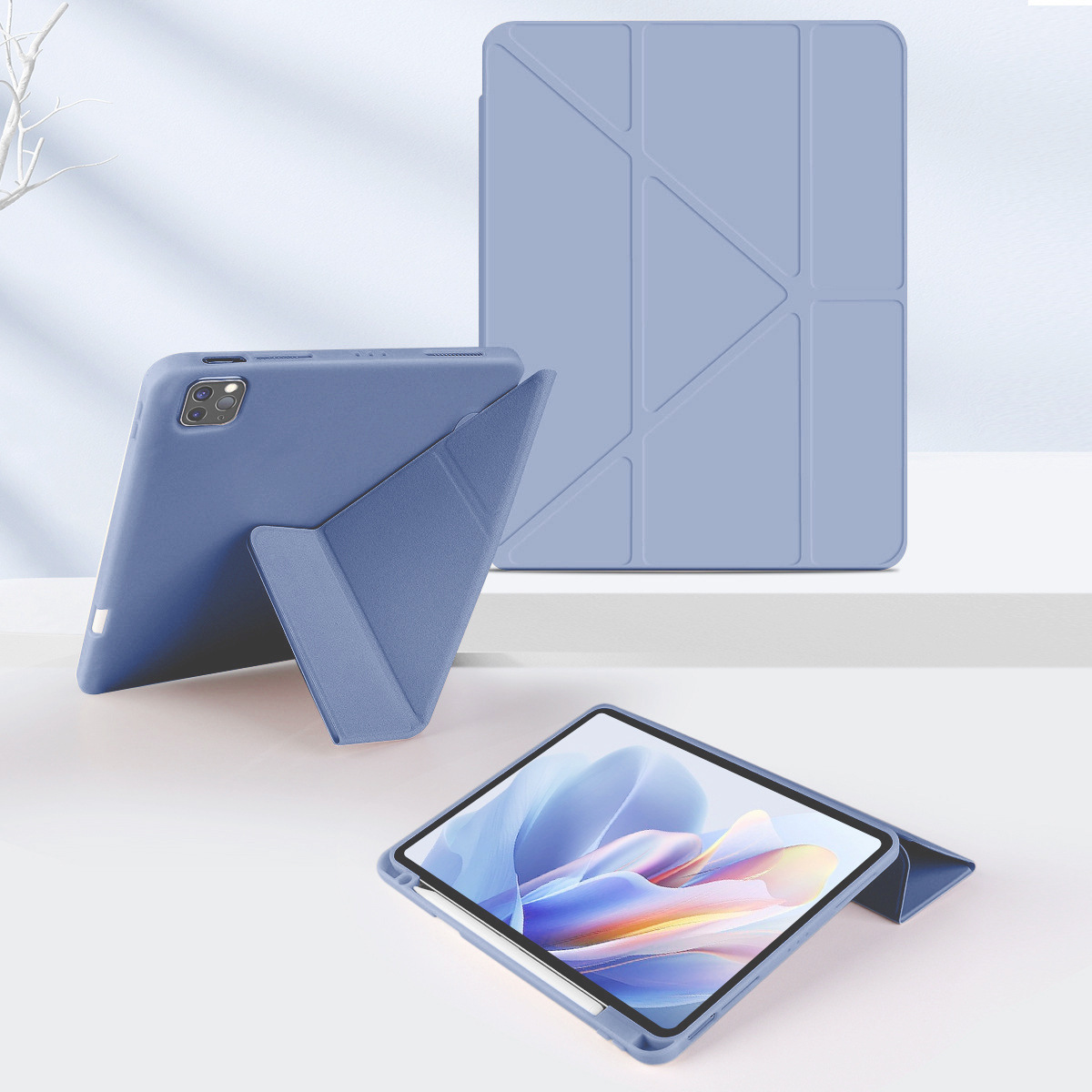【笔槽款】薰衣紫 · iPad10代/iPad11代(A16)【2022/2025】通用