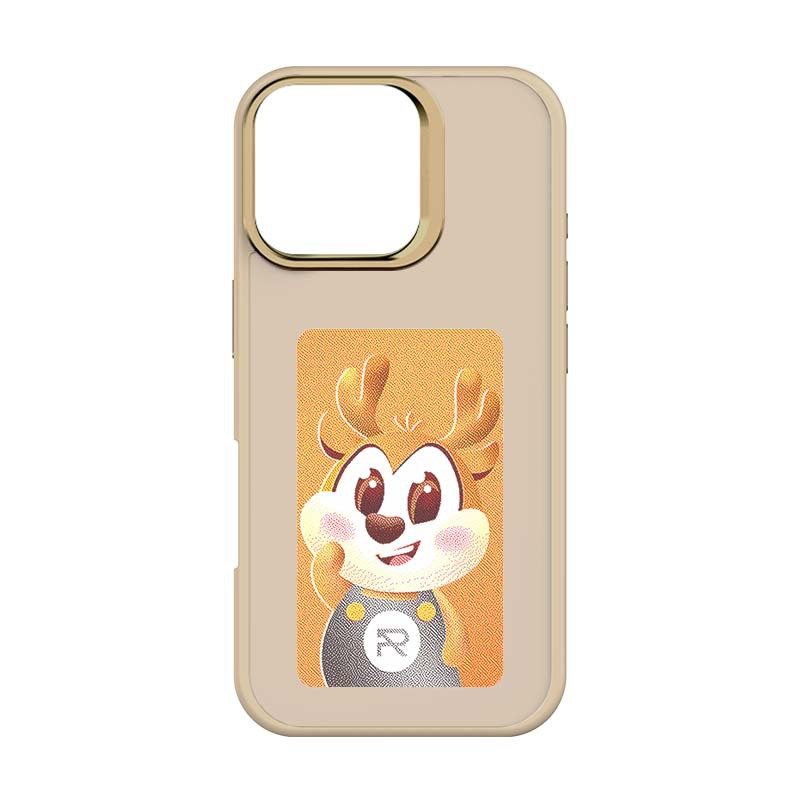 Seven Colors Optional DIY E-Ink NFC Screen Projection Phone Case for iPhone 13/14/15/16/17 Pro Max