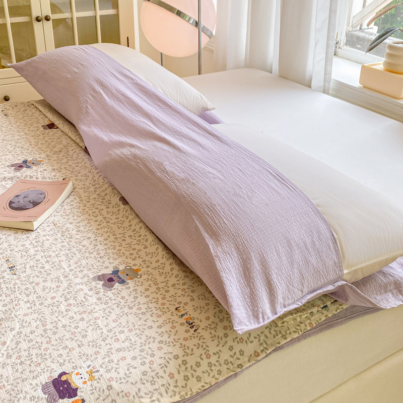 2026 new double-layer gauze hotel anti-dirt sleeping bag travel bed sheet quilt cover portable four-piece set reusable