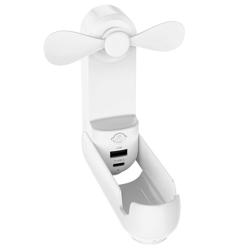Flashlight Foldable Mini Fan 5 in 1 Handheld Fan Brushless Motor