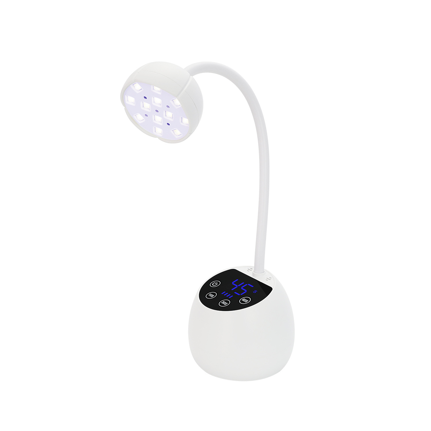 New Lotus Nail Lamp Induction Nail UV Lamp for Nail Tips Rechargeable Desktop Fast Drying Nail Lamp