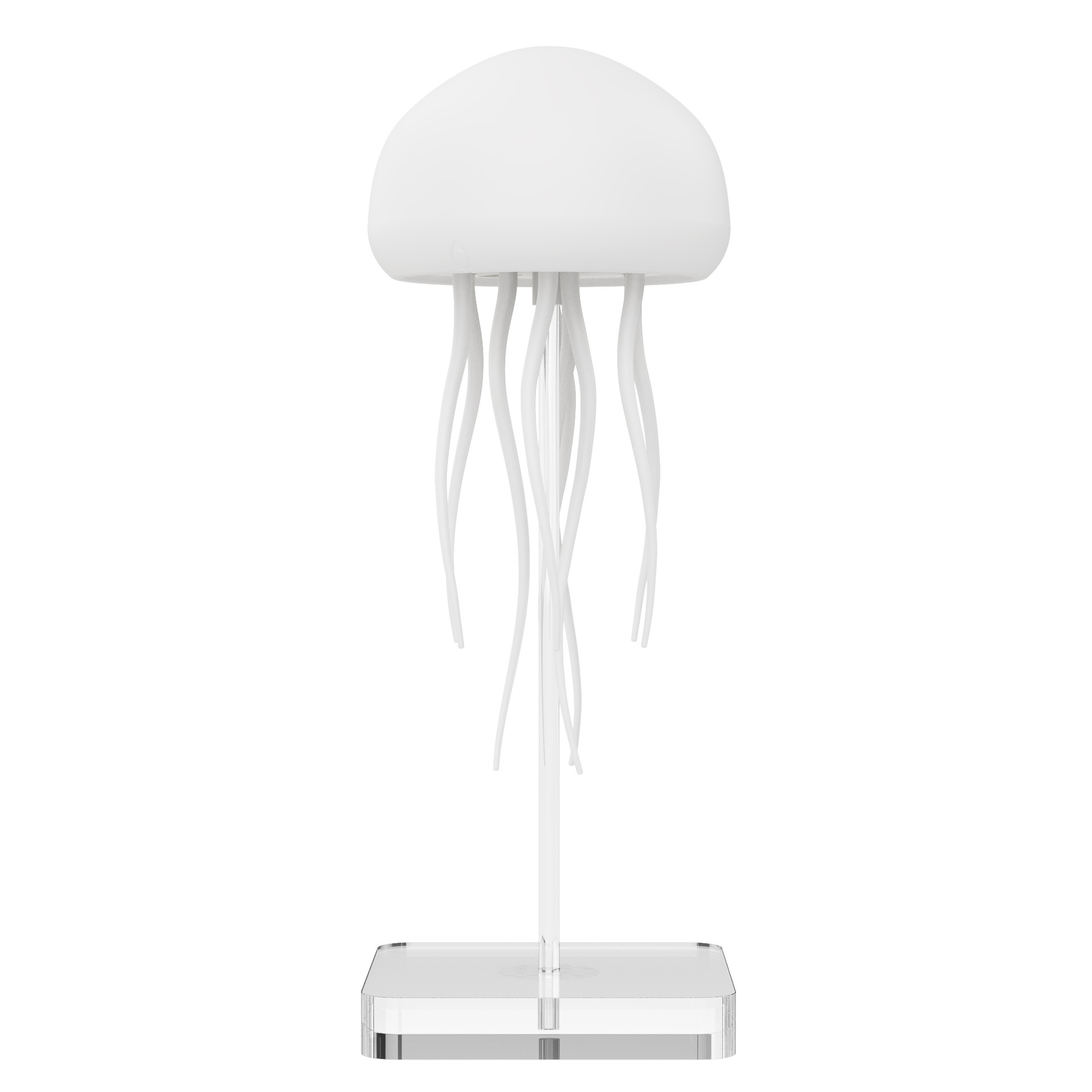 Full Color Gradient Voice Control Jellyfish Lamp Floating Touch Feet Home Car Desktop Induction Atmosphere Night Light
