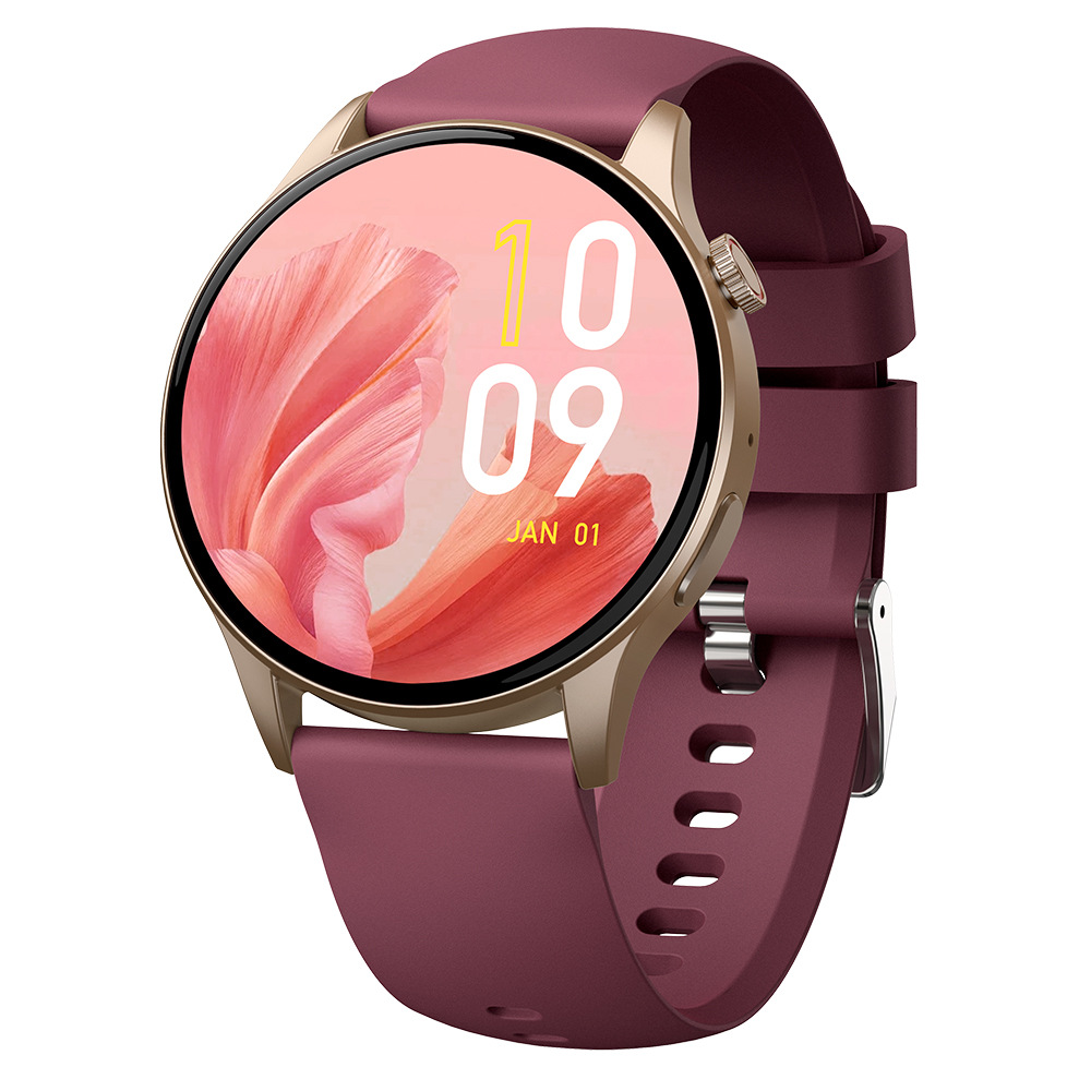 Zongxin Y85 Blood Glucose Smart Watch Body Temperature Blood Pressure Detection Sports Round Screen Watch AMOLED HD Screen
