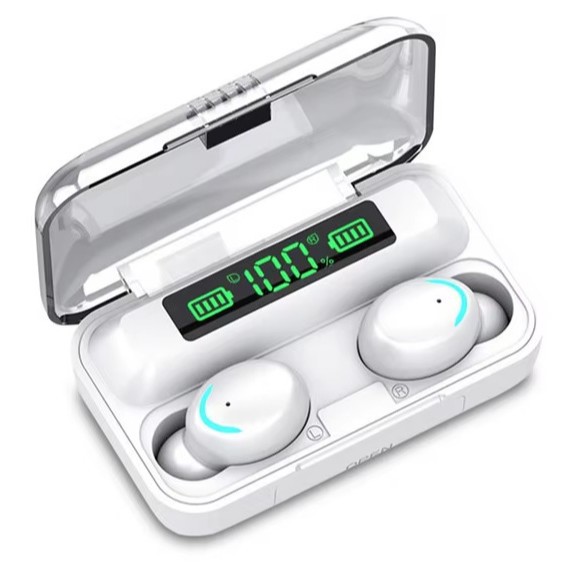 F9 Dual Ear Bluetooth Earbuds TWS Touch with Battery Display In-Ear Mini High Quality Sports Noise Cancellation M10