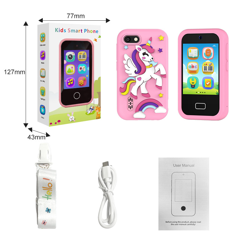 New children's phone touch camera HD photo video game music cartoon toy