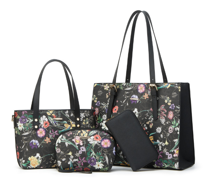 2026 new single shoulder mother-child set bag 4-piece set wind mother-child bag 4-piece set
