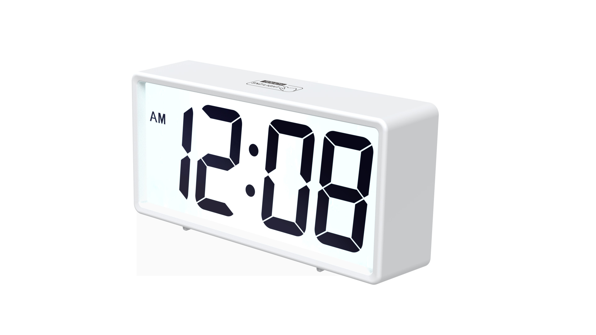 LCD Large Screen Large Font Electronic Alarm Clock Simple Bedroom Living Room Clock Silent Clock Basic