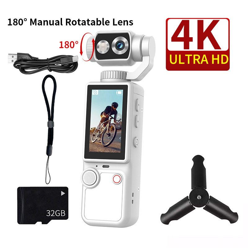 Q8 handheld outdoor sports camera ultra-clear autofocus conference recording portable pocket camera