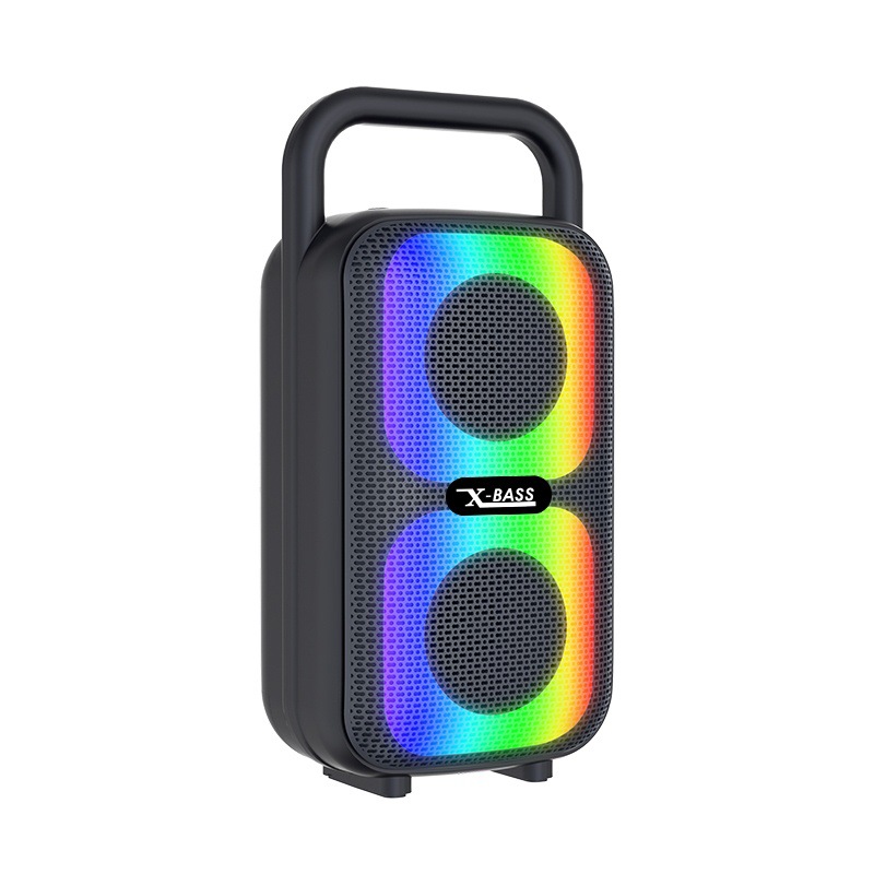 New portable dance dual 6.5-inch RGB loud volume high sound quality USB Bluetooth speaker