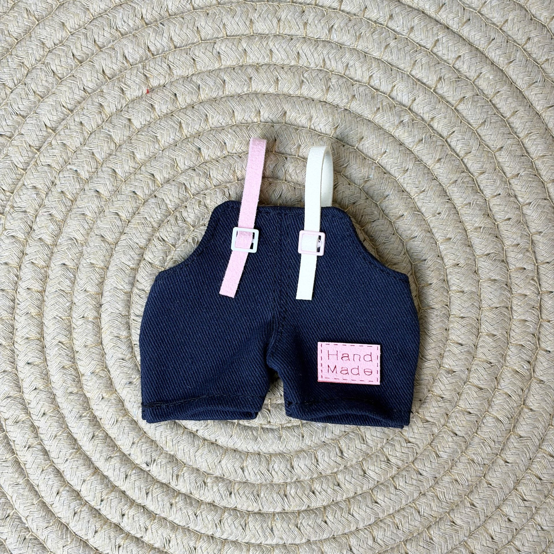 New product 15cm Gazi sister doll clothing macaron color suspender pants double pants bjd doll replaceable doll clothing