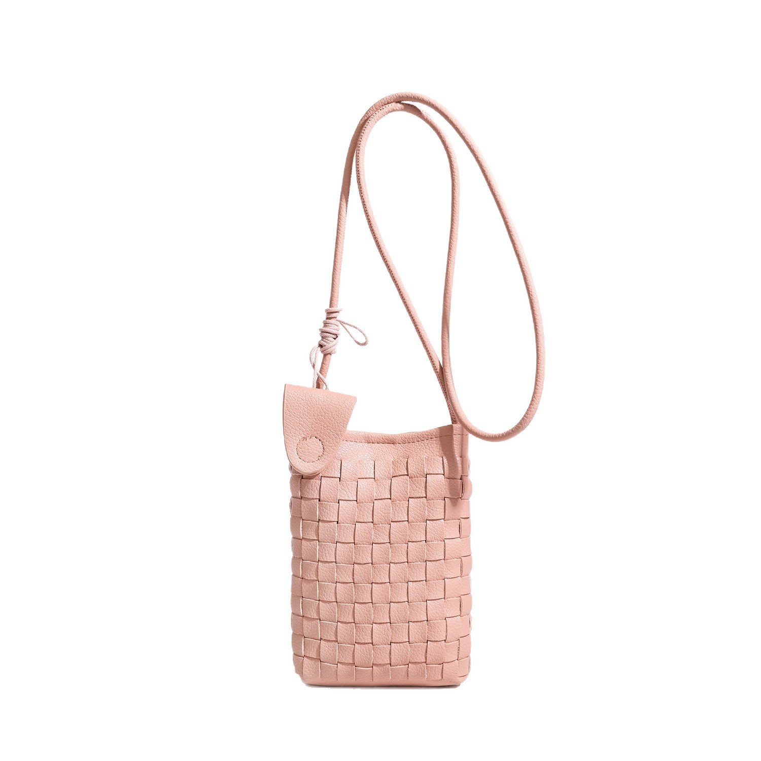 Hand-Woven Phone Pouch Small Fresh Summer Small Bag 2026 New Women Mini Walking Crossbody Bag