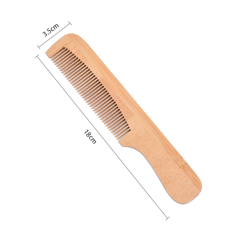 Bamboo hotel comb, disposable comb, portable bamboo comb, household hotel guesthouse female small comb