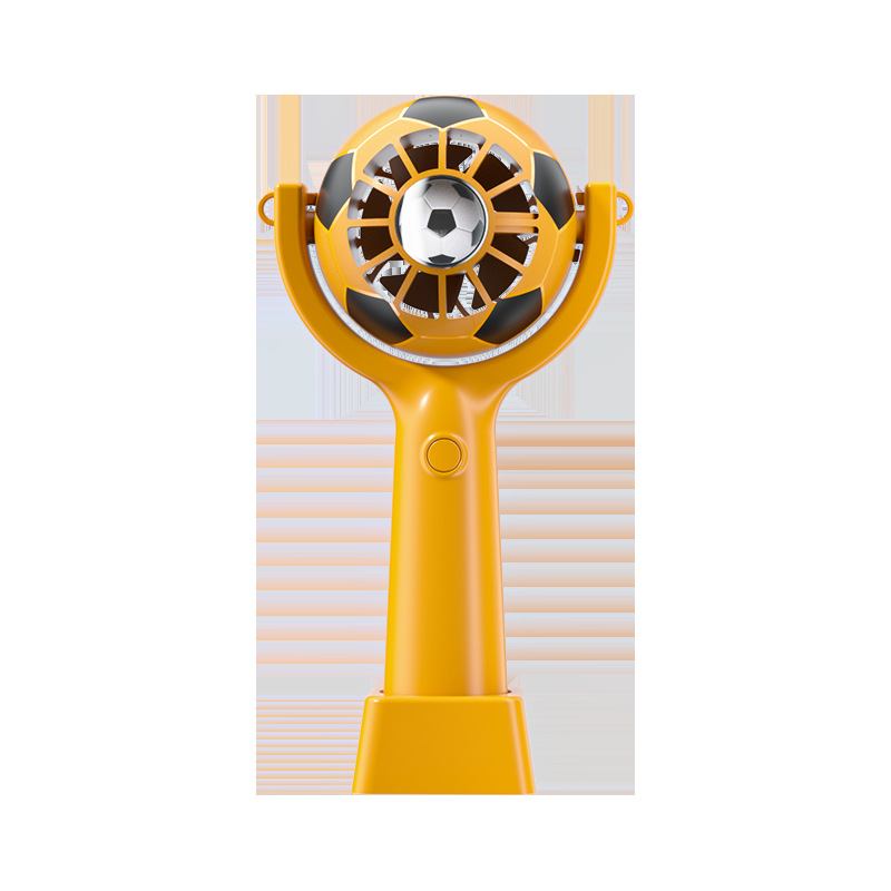 2026 Football World Cup New Product Mini Silent Rechargeable USB Neckband Handheld Fan