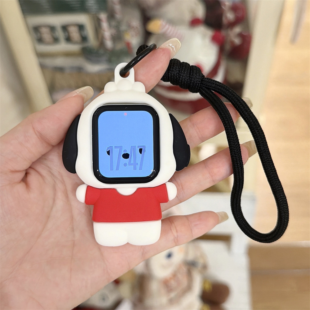 Japanese and Korean cartoon compatible Apple iwatch 1-8 generation Apple watch S10/SE3 silicone ultra2 protective case