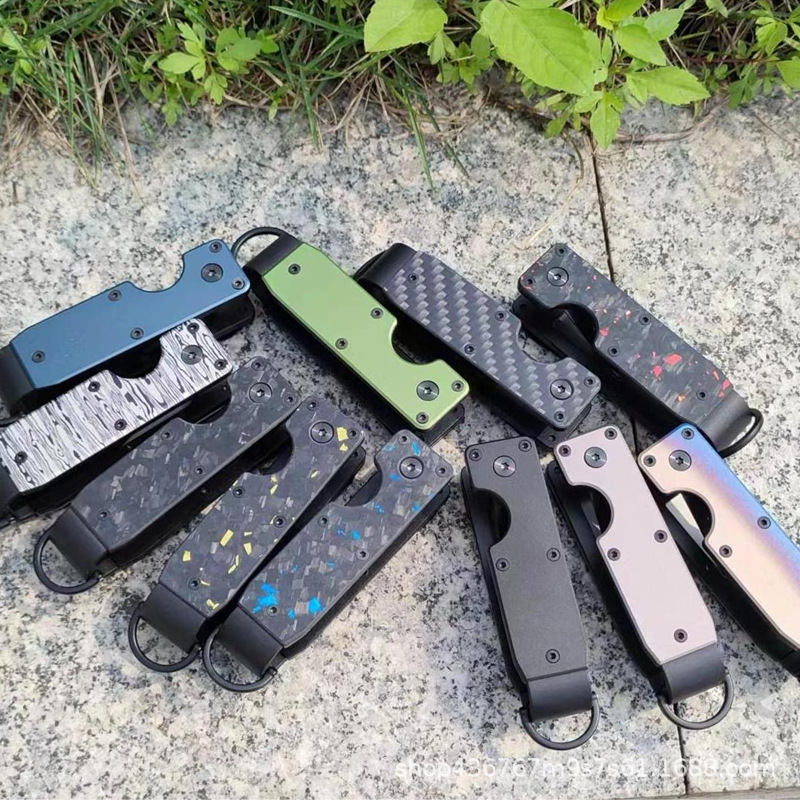 New Aluminum Alloy Multi-functional Key Ring Simple Design Key Box Can Hold 2-6 Keys