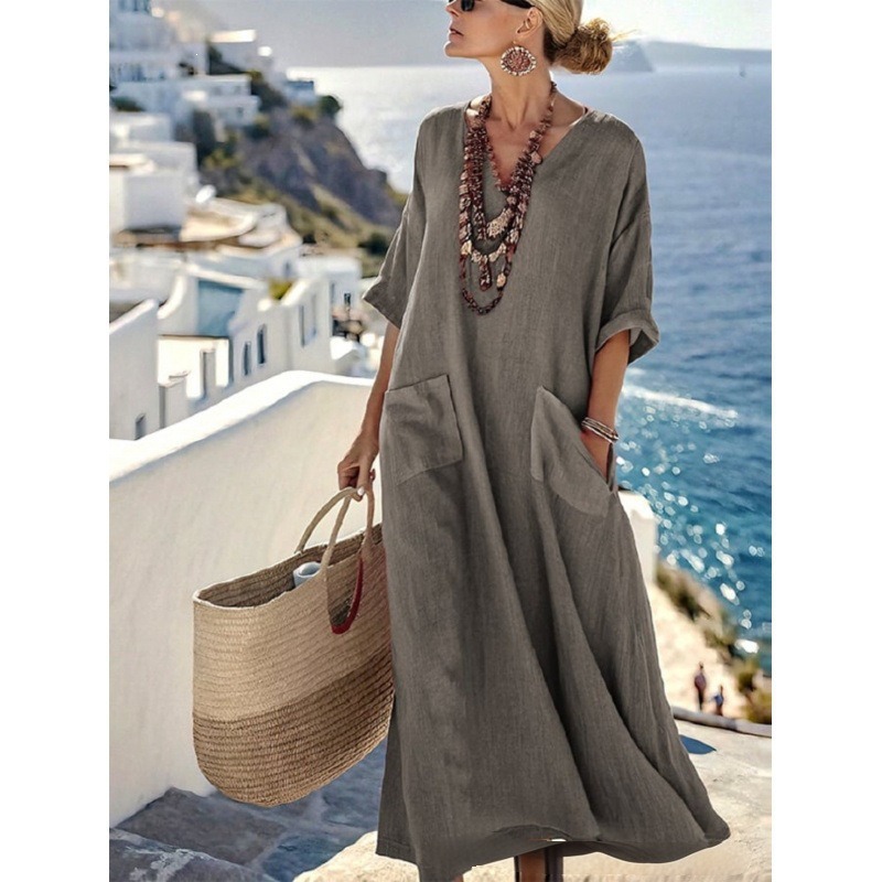 2025 Independent Station New Women's Animal Print Casual Dress