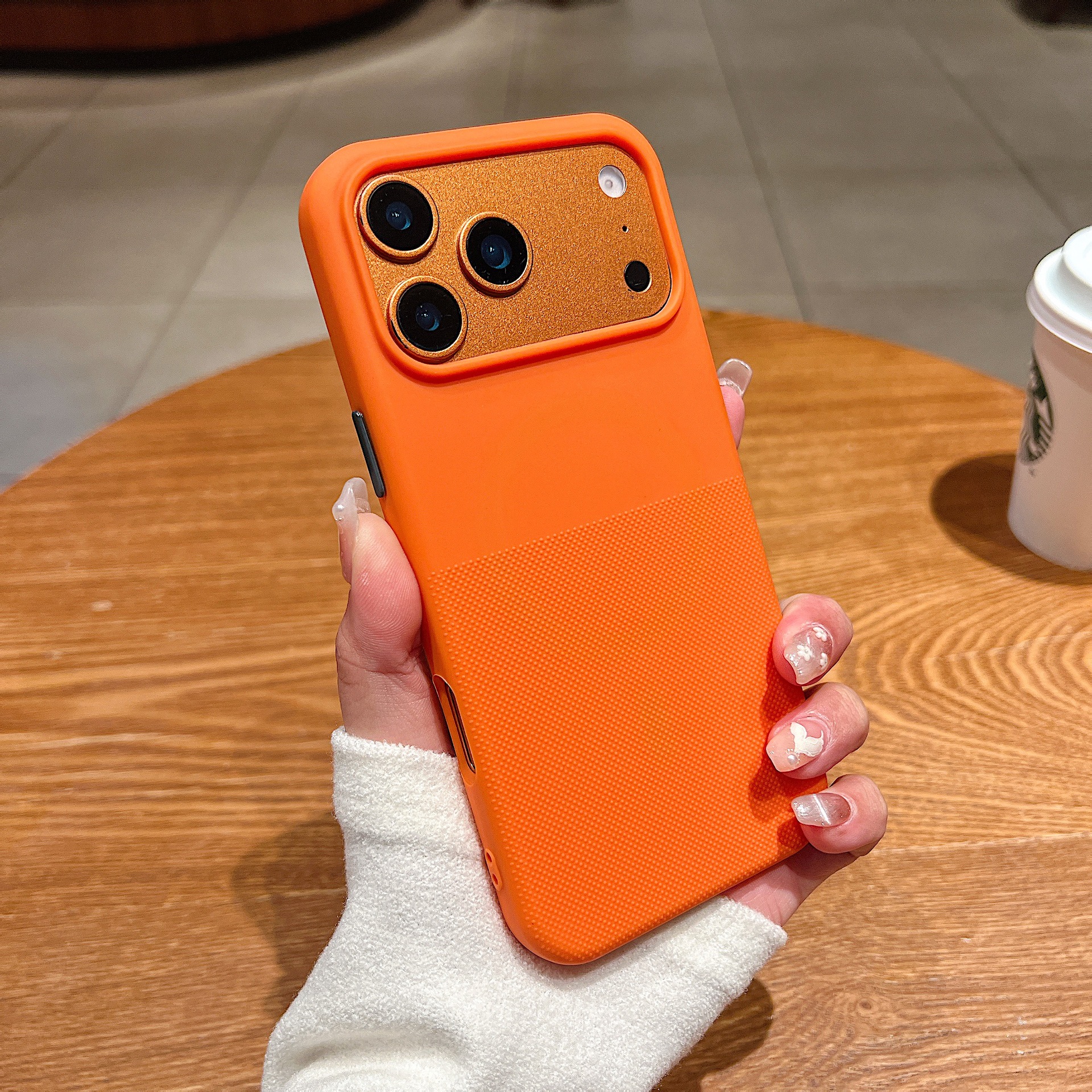 Magnetic phone case for Apple iPhone 17 Pro Max, anti-drop, simple solid color TPU protective case
