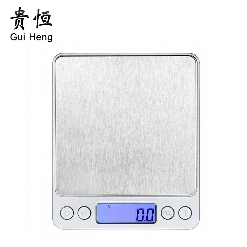 i2000 electronic scale platform scale stainless steel kitchen home baking food small gold pocket 0.01g scale