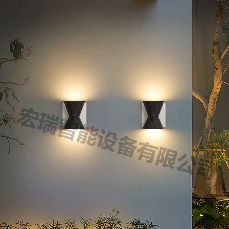 2024 7-Color LED Wall Light Light Sensor Light Minimalist Wall Hanging Light Corridor Light Background Wall Bedroom Bedside Wall Light