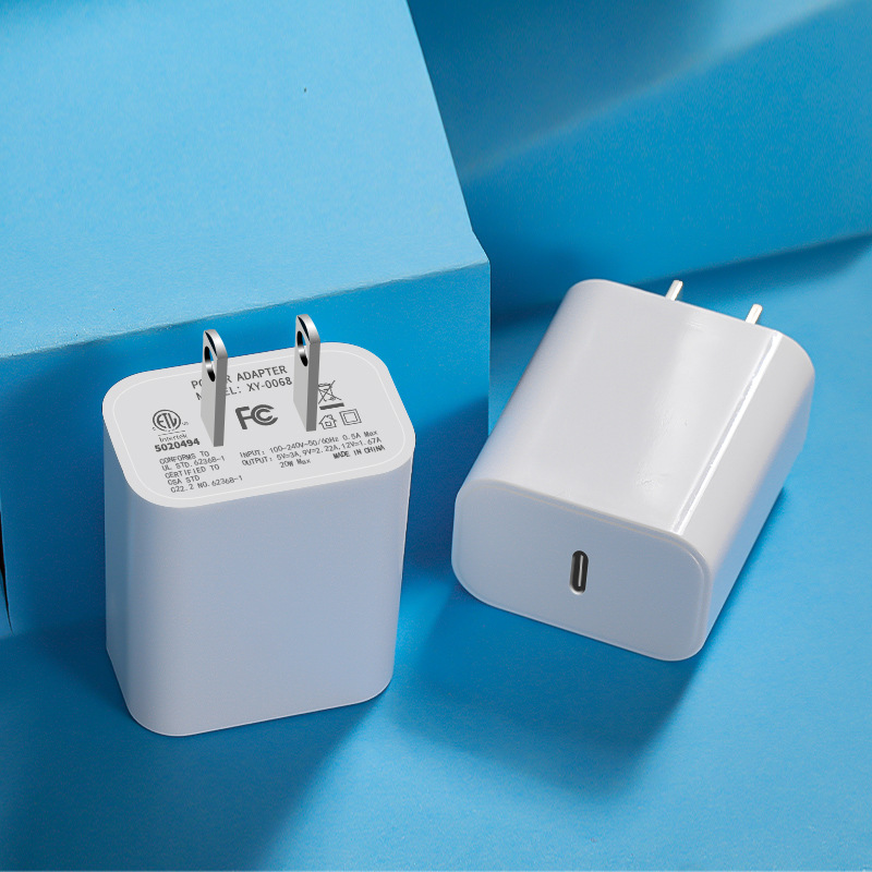 US standard ETL certified PD20W fast charging, suitable for Apple 17 Samsung Huawei multi-protocol phone charger head
