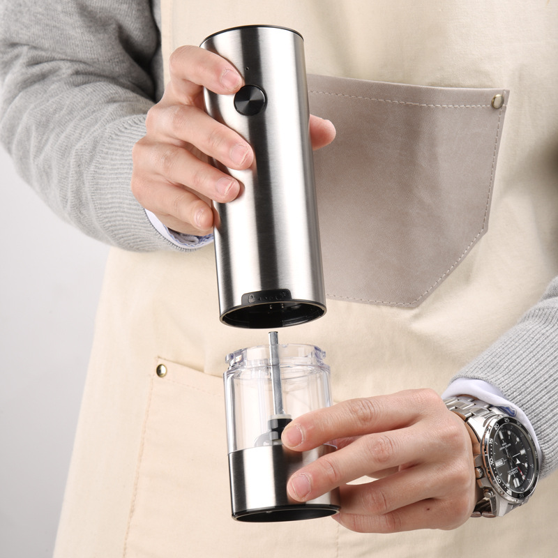 Lithium Battery Rechargeable Pepper Grinder Effort-saving Tool Electric Mill Rechargeable Pepper Grinder