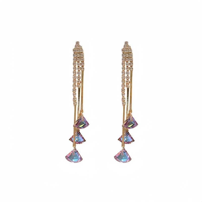 New tassel earrings women ear studs exquisite ear accessories women