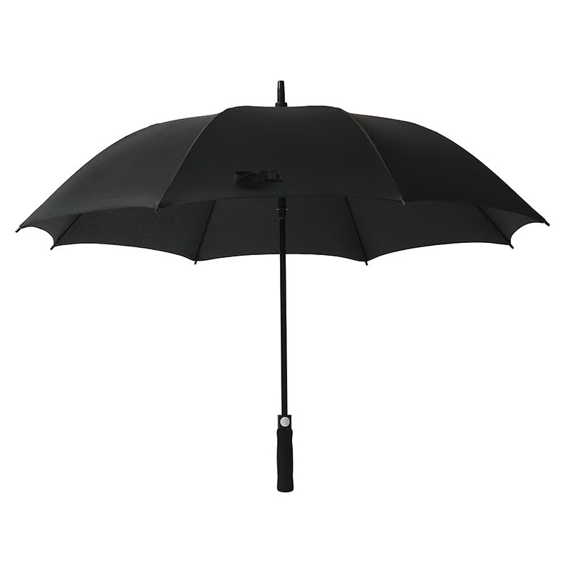 27-Inch Large Umbrella Surface Golf Umbrella Custom LOGO Straight Handle Long Handle Advertising Umbrella Extra Large Sunshade Sun and Rain Umbrella