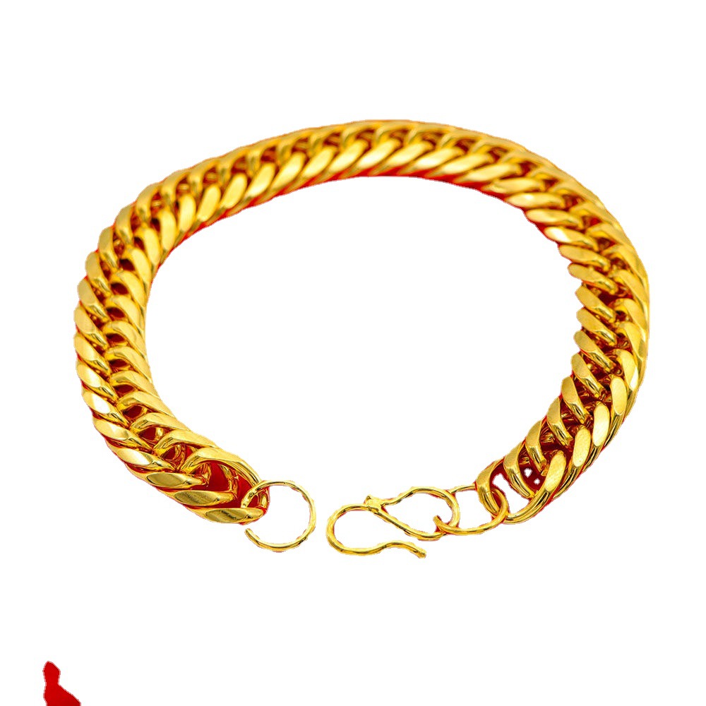 Vietnam sand gold bracelet men domineering boss chain gold-plated chain long luxury jewelry