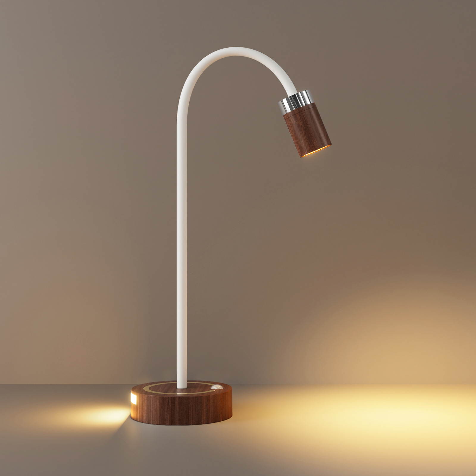 New Product LED Bedroom Bedside Night Light Charging Human Body Induction Desktop Atmosphere Night Light