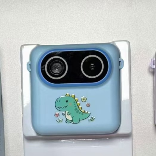 New Kids Instant Print Camera Mini Cartoon Toy Camera Multilingual Thermal Paper