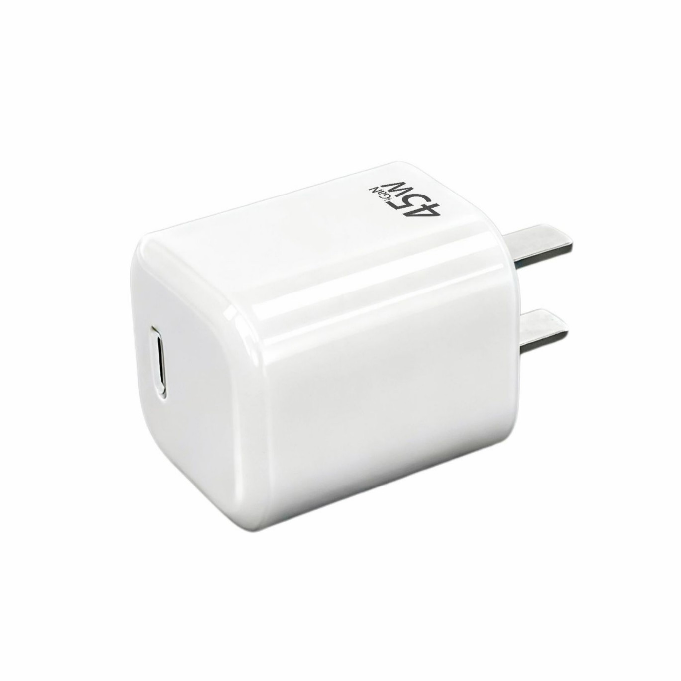 GaN PD45W small ice cube charger for Apple 17 phone charger folding fast charging head set
