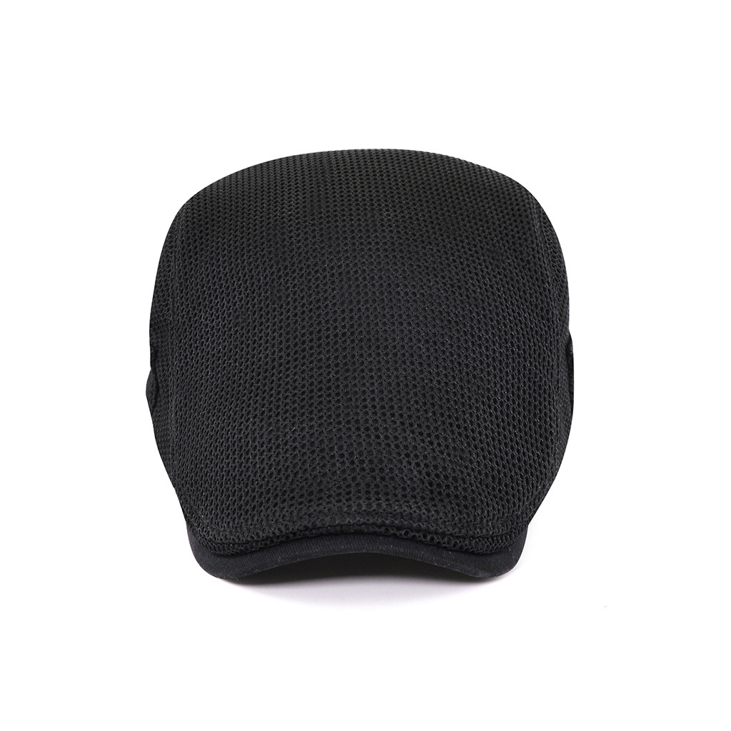 New mesh breathable beret for men and women, thin sun-protective hat, summer new hat