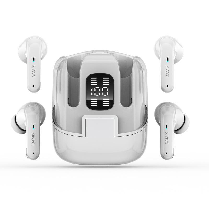 Strict selection DX16 Bluetooth dual earphones couple two pairs of earphones digital display ultra-long battery life high quality TWS wireless