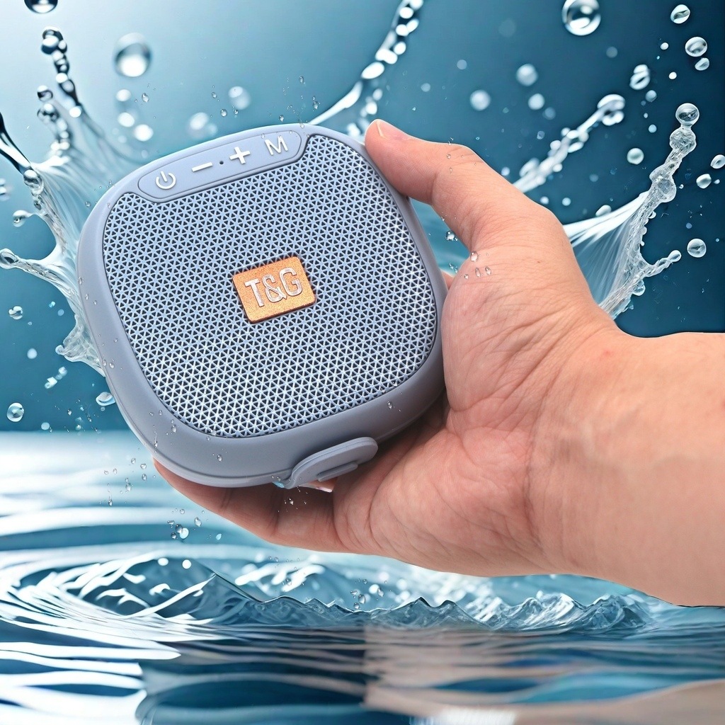 Cycling Speaker TG444 Bluetooth Speaker TWS Card Gift FM Radio Subwoofer Small Steel Cannon