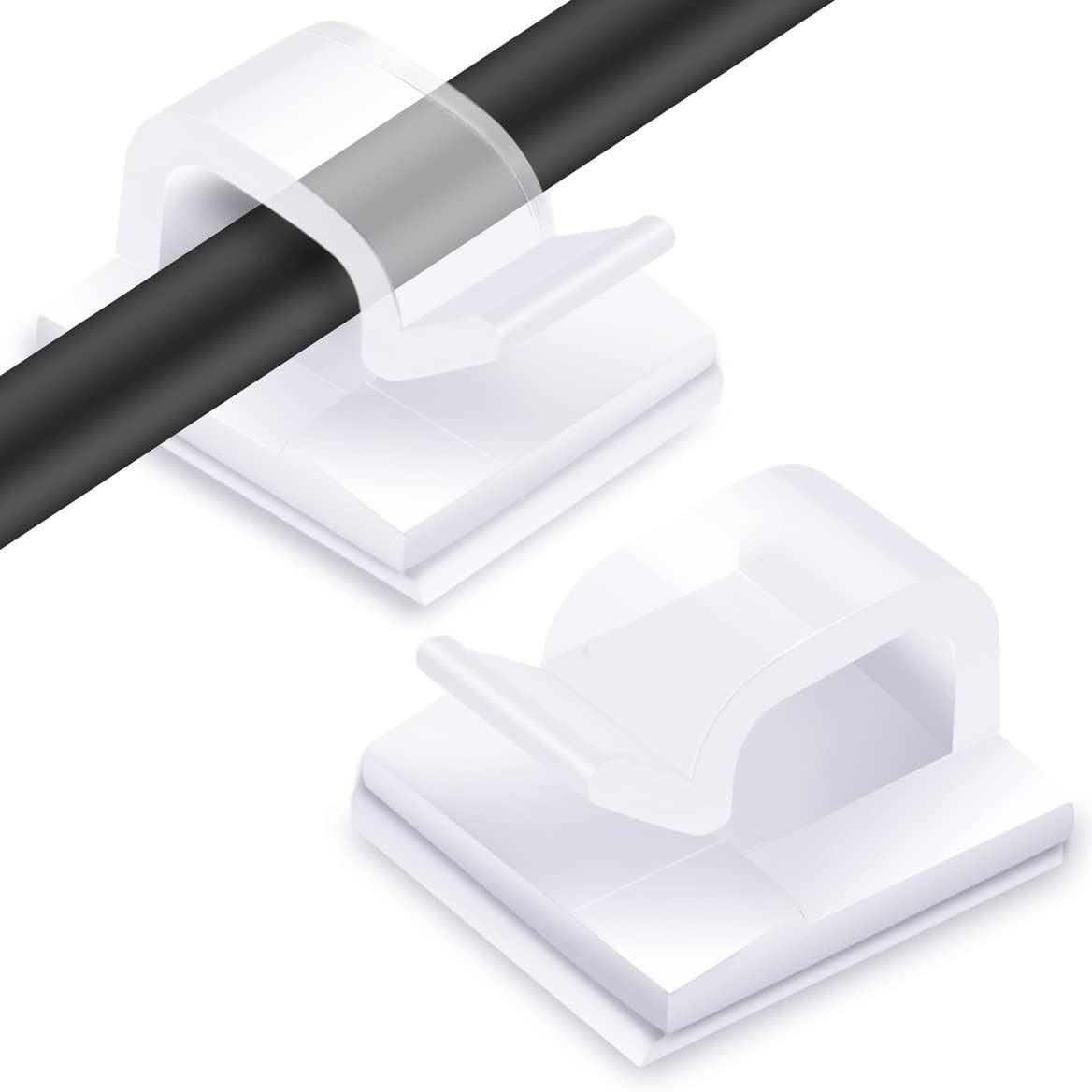 R-Type Transparent Self-Adhesive Cable Clip XK001 Wire Fixing Seat Cable Clamp Car Wire Organizer