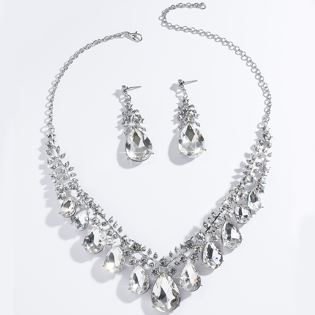 Collection】 Elegant Jewelry Set Bride Wedding Evening Dress Party Accessories