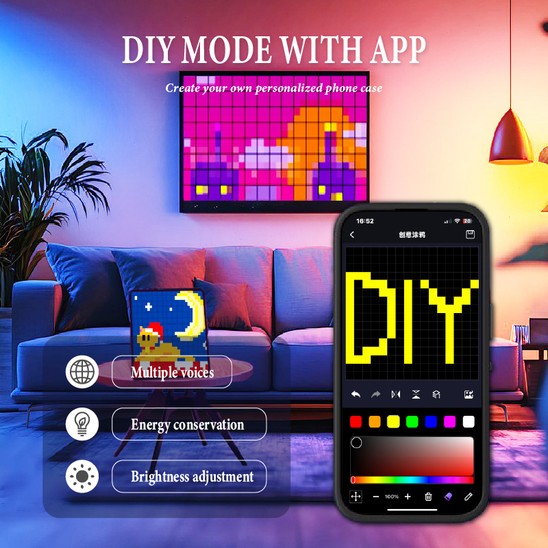 New DIY Sound-Activated Glowing Phone Case for iPhone 13 to 17 Pro Max Series