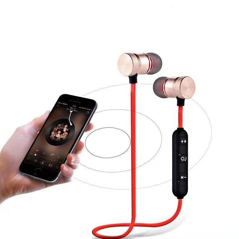 002 Magnetic sports neckband Bluetooth earphones, gaming low latency, wind in-ear style, neck-hanging wireless