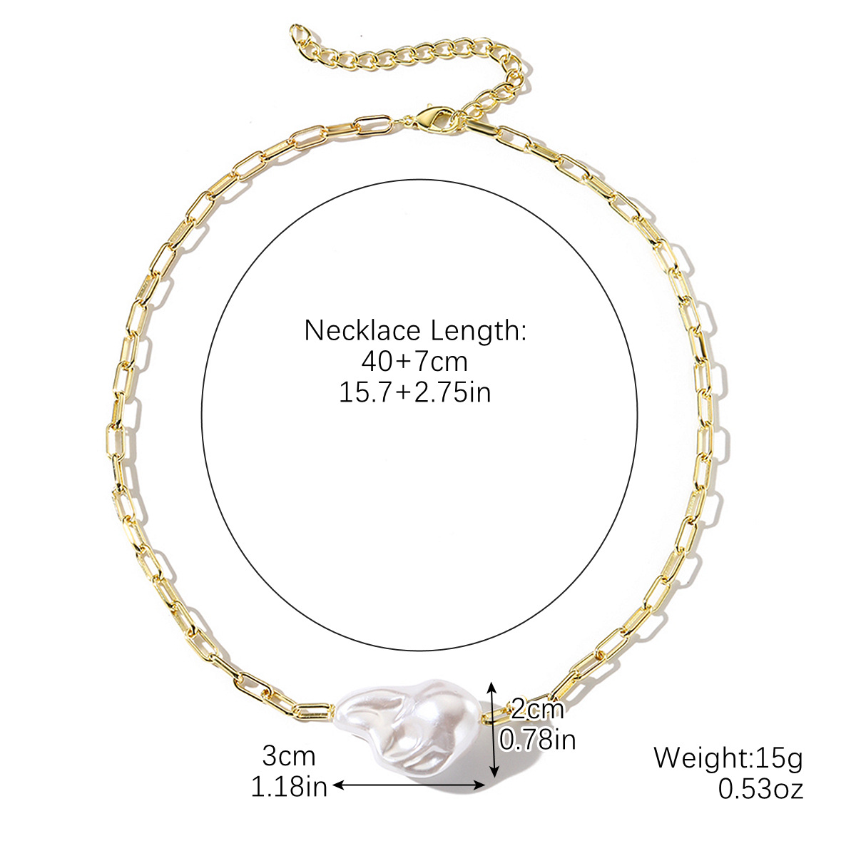 Jewelry simple pearl long necklace niche long Y-shaped pearl necklace