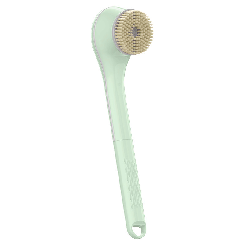Waterproof Electric Bathing Brush Automatic Multifunctional Long Handle Back Scrubber Exfoliating Silicone Massage Brush