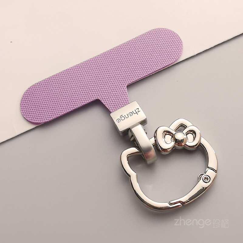 Cute cat cat swivel head clip piece phone strap thin gasket not top shell does not affect charging sturdy durable anti-loss