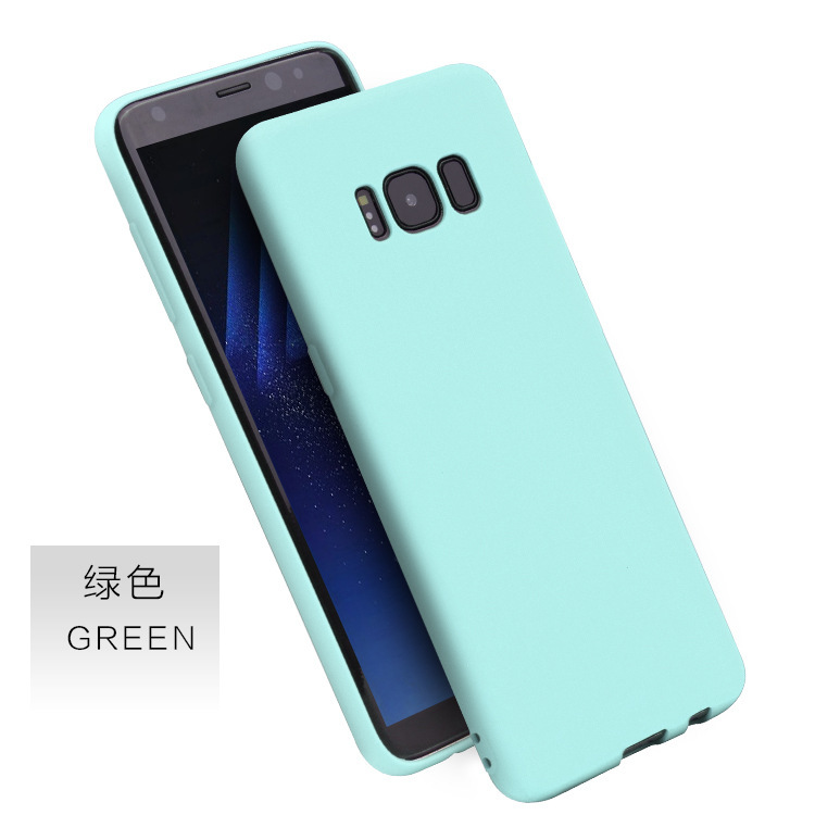 Applicable for Samsung S8 Phone Case Frosted Note9 Candy Color S11 Anti-Fall Full Wrap Frosted TPU Protective Case