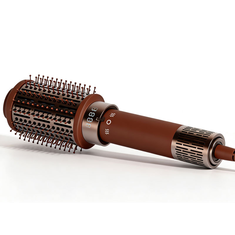 Blow Dryer Brush Volumizing Comb Negative Ions Increase Shine Volume Fullness Anti-Frizz Curling Iron Hot Air Comb