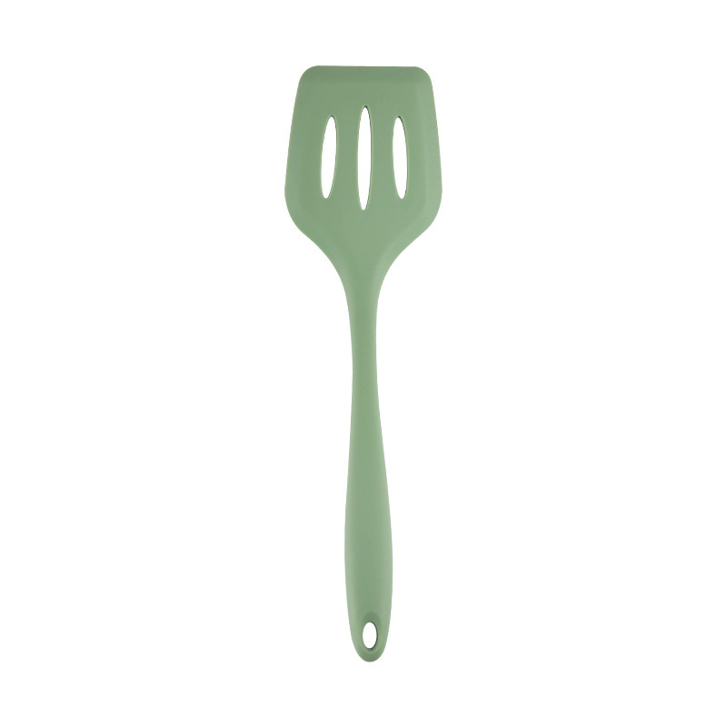 Silicone Spatula Home Spoon Spatula Non-Stick Pan Special Frying Spatula High Temperature Resistant Slotted Spoon Soup Spoon Kitchen Utensils Set