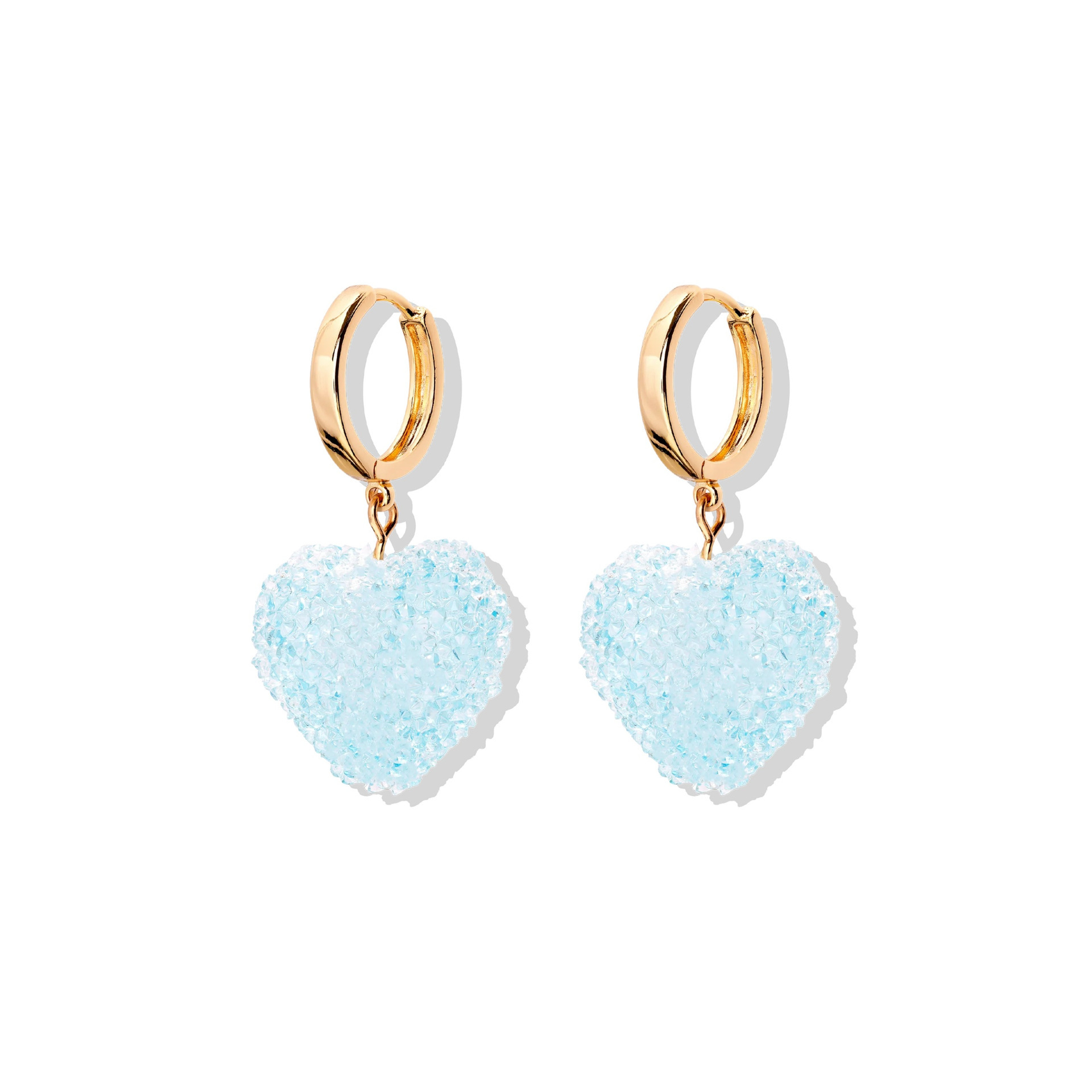 Colorful resin heart necklace, new cute candy-style accessory